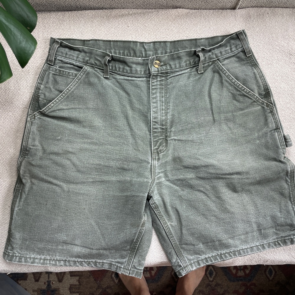 Carhartt Men's Olive Work Shorts
